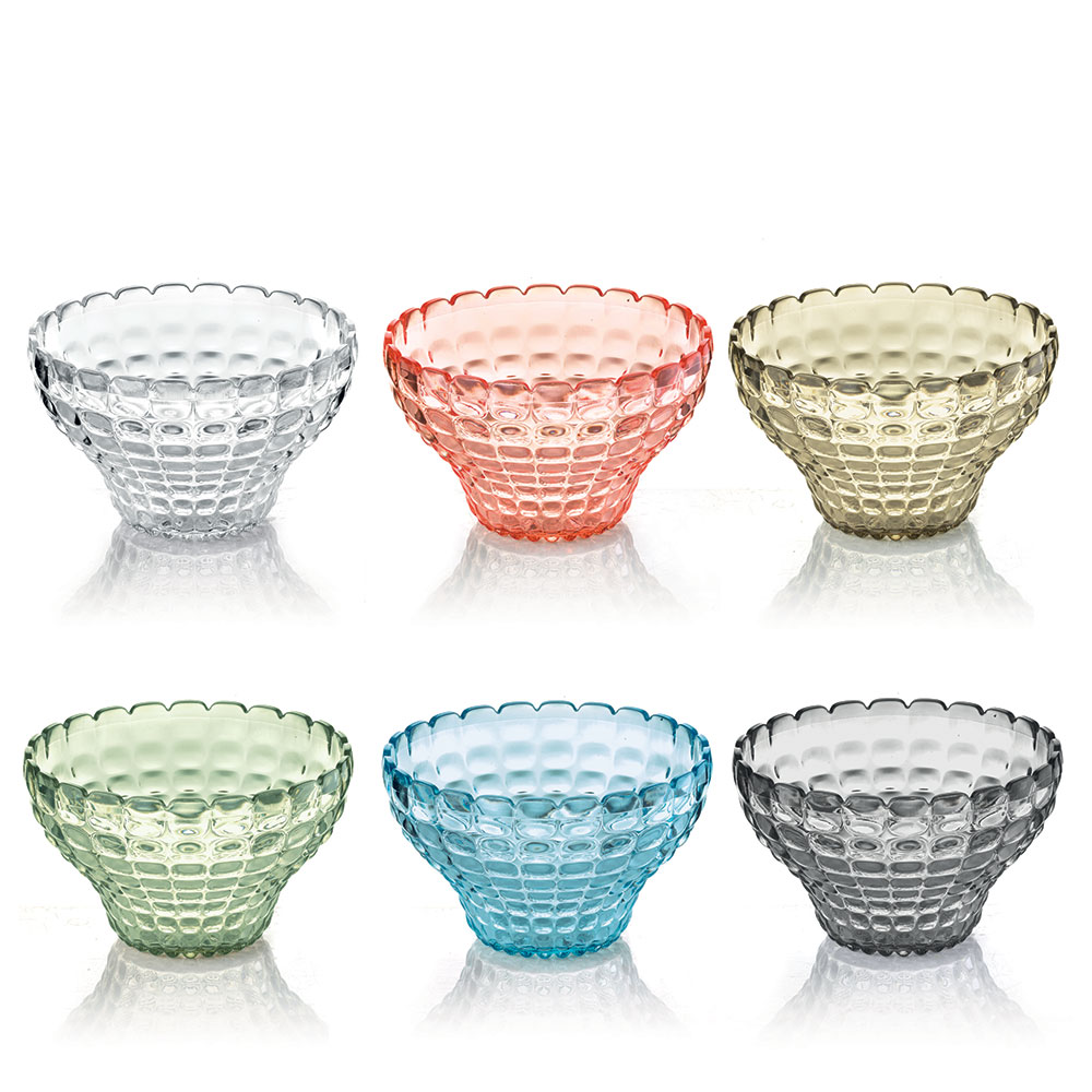 Lot de 6 coupelles assorties 12 cm tiffany - guzzini
