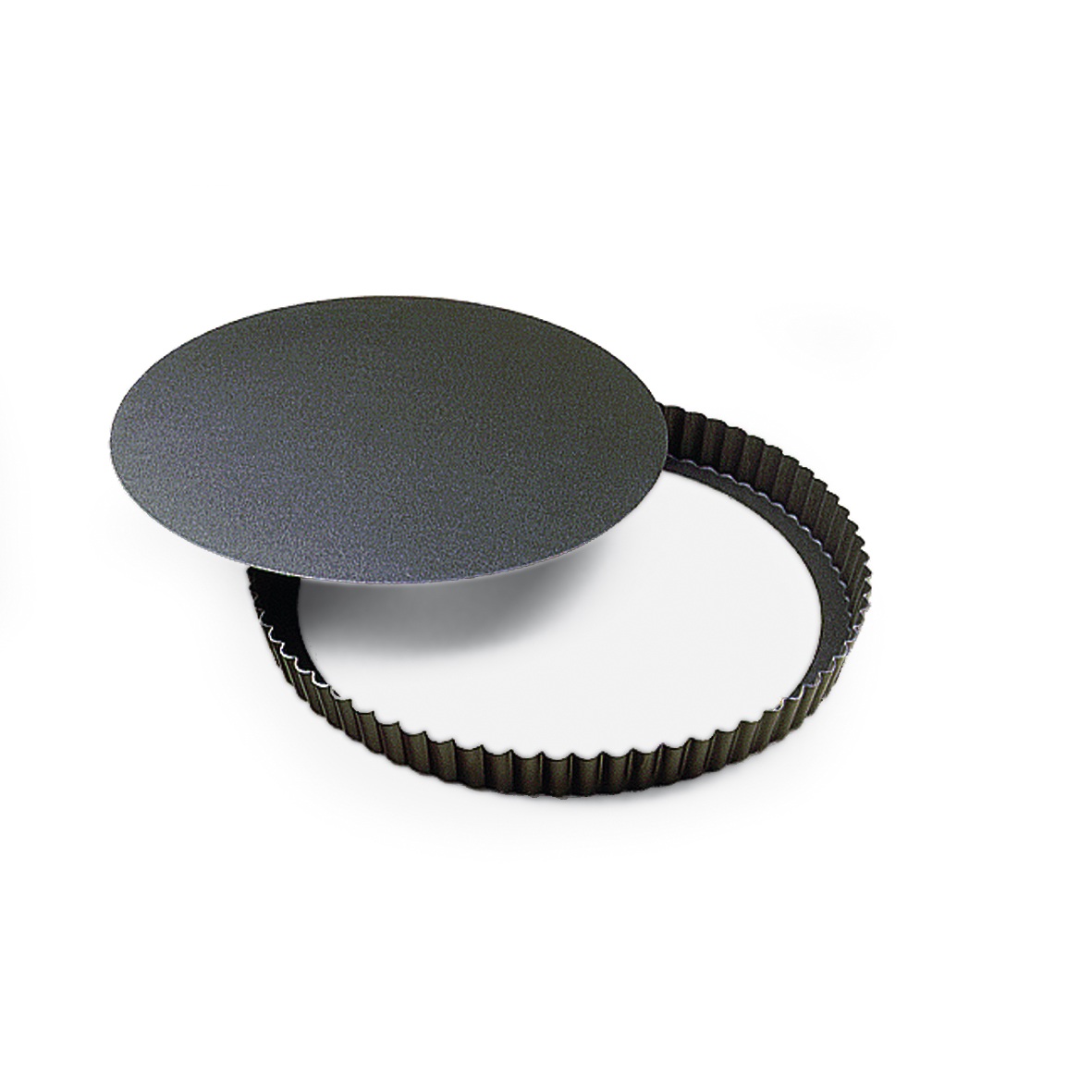Moule a tarte ou manque bas fond amovble anti-adherent 26 cm - gobel