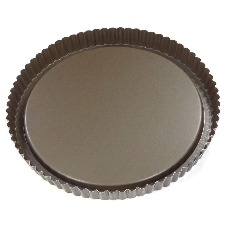 Moule à tarte renversée cannelé - fruits frais - antiadhérent (sans pfas) - ø280 mm h35 mm - gobel