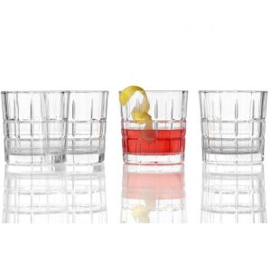 Spiritii lot de 4 verres a whisky tailles 25 cl - leonardo