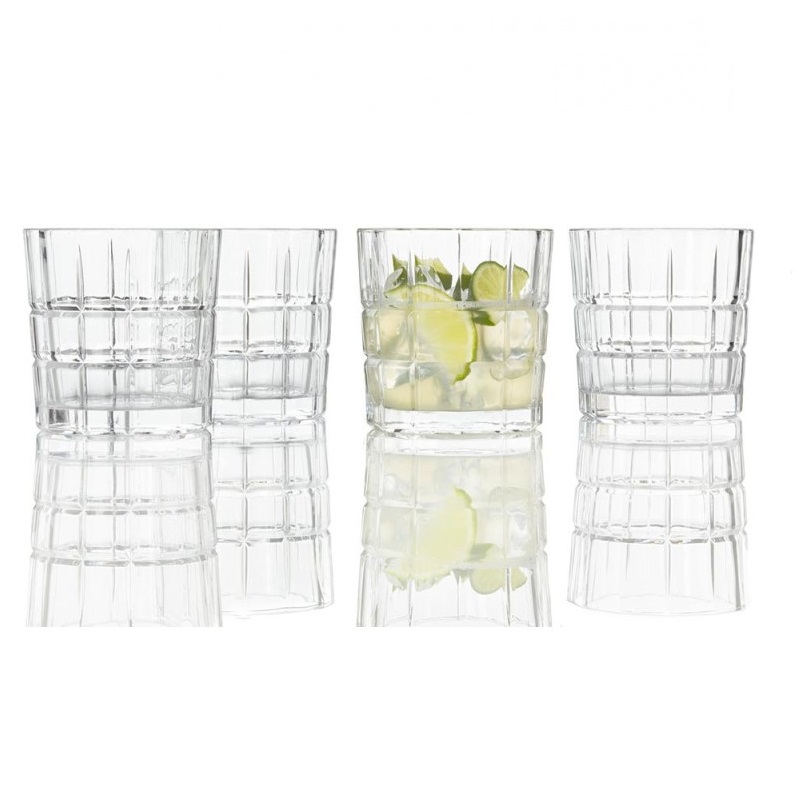Spiritii lot de 4 verres a whisky tailles 36 cl - leonardo