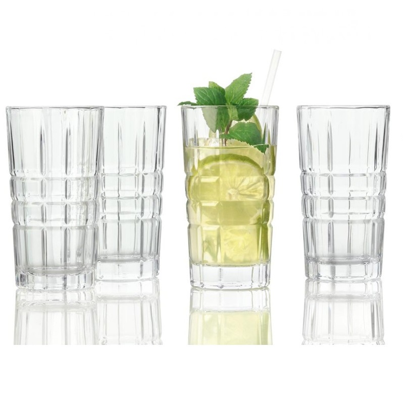 Spiritii lot de 4 verres long drink tailles 40 cl - leonardo