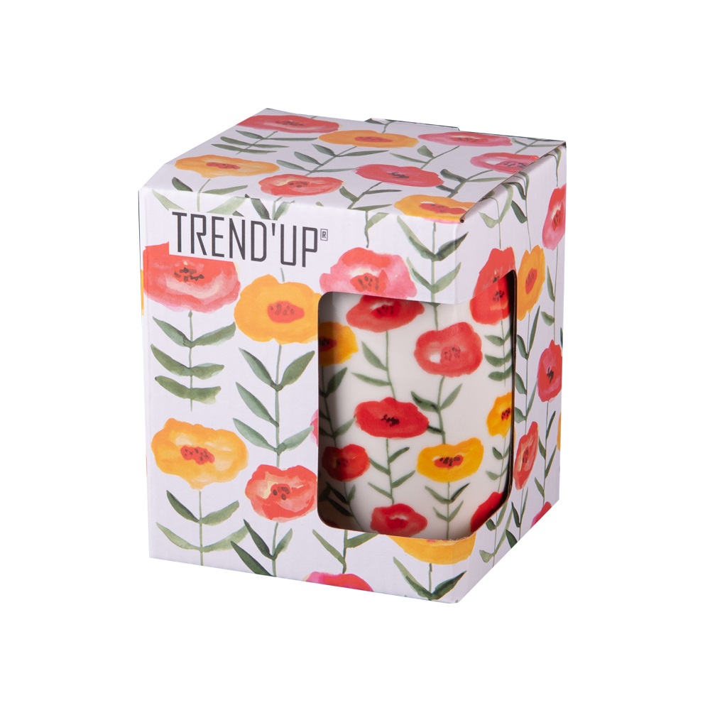 Coffret tisanière coquelicot avec filtre 36 cl - table et passion 