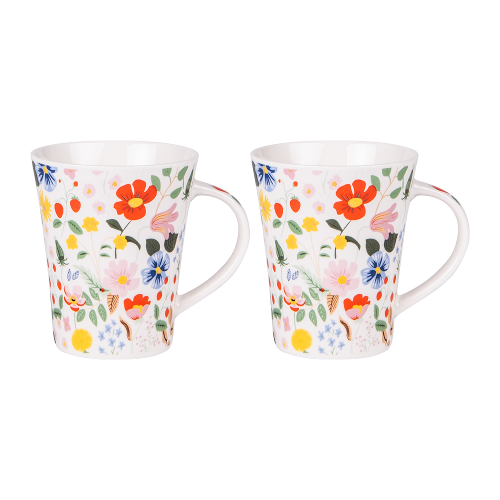 Coffret cadeau 2 mugs naturallia 39 cl - table et passion 