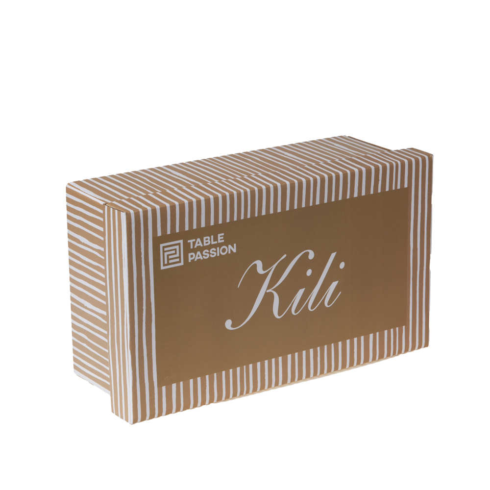 Coffret de 4 mugs bas kili 40 cl - table et passion 