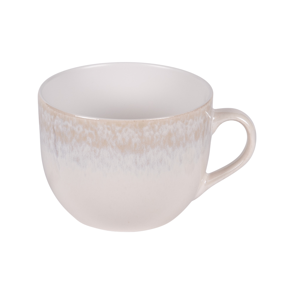 Lot de 2 tasses déjeuner beige bardenas 75 cl - table et passion 