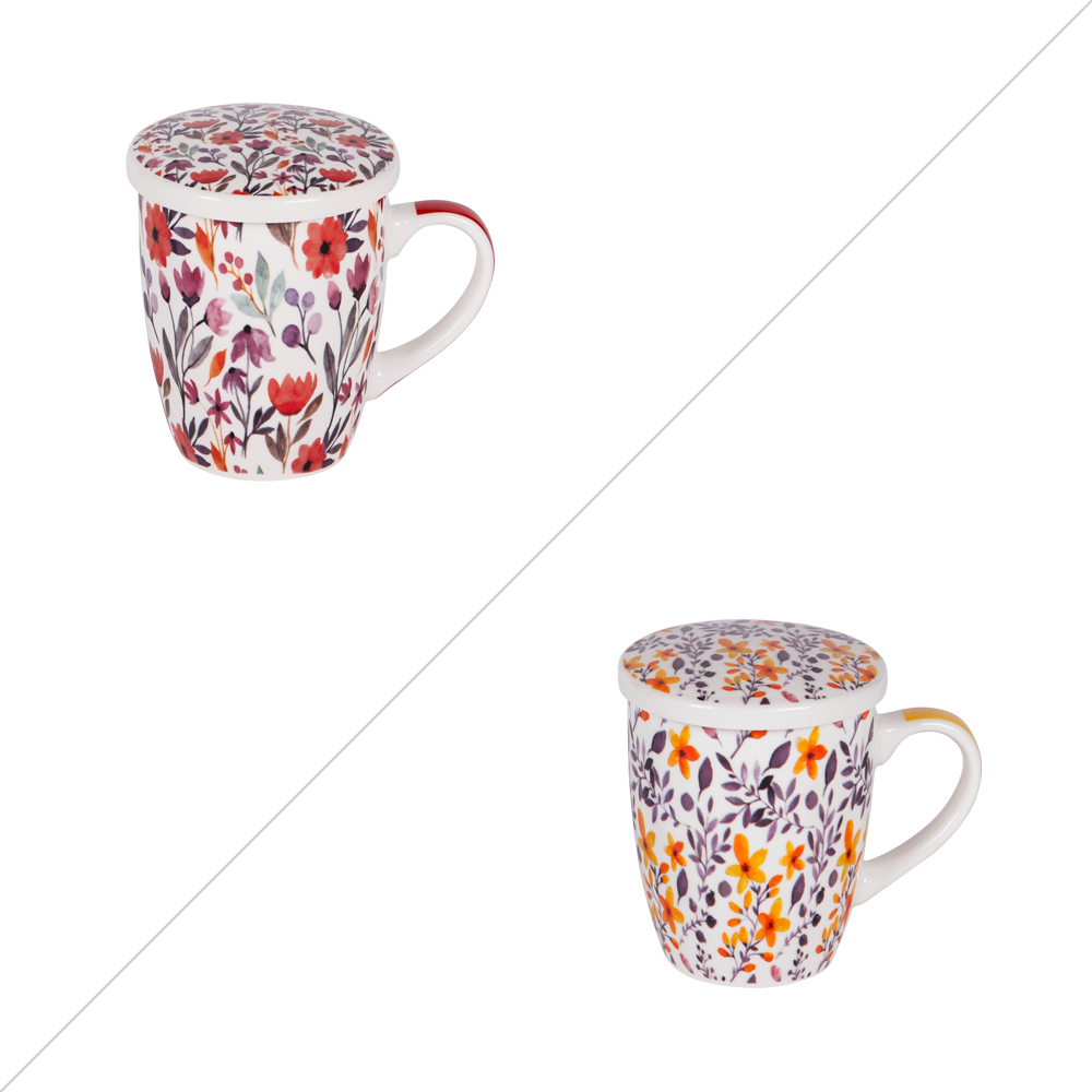 Coffret tisanière avec filtre blossia 36 cl, vendu à l'unité, modèle aléatoire - table et passion 