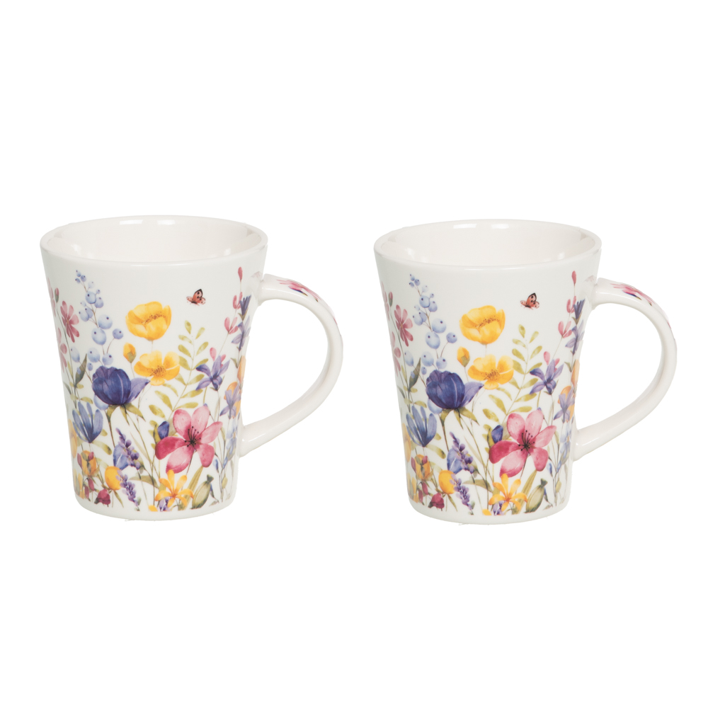 Coffret cadeau 2 mugs maia 39 cl - table et passion 