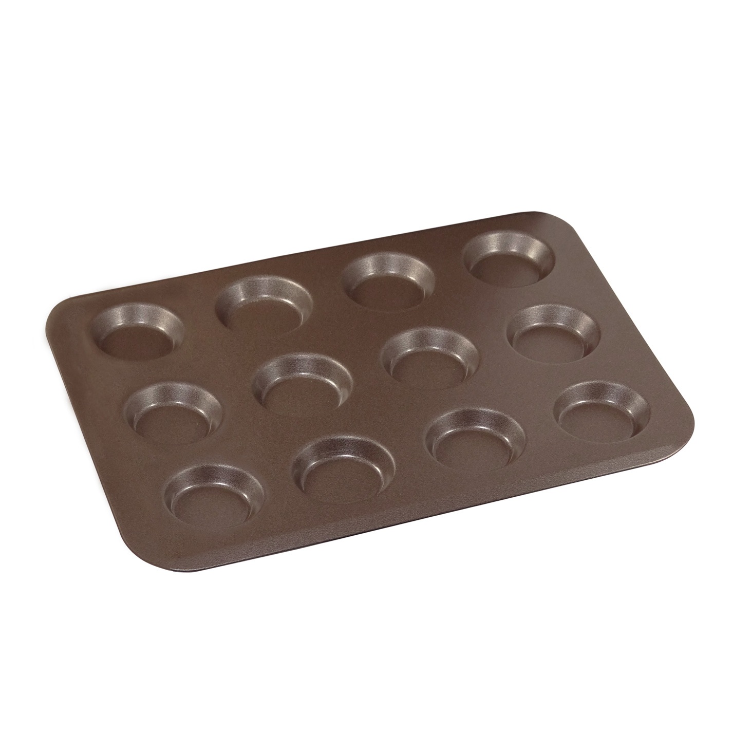 Plaque 12 tartelettes anti-adherente - ustensiles a patisserie - gobel