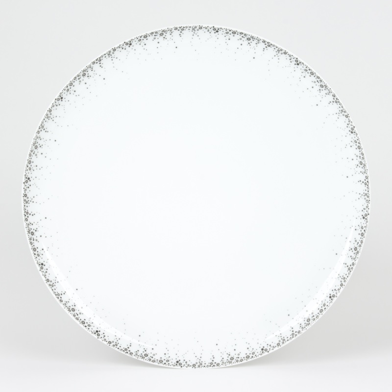 Plat tarte 30 borealis gris - table et passion