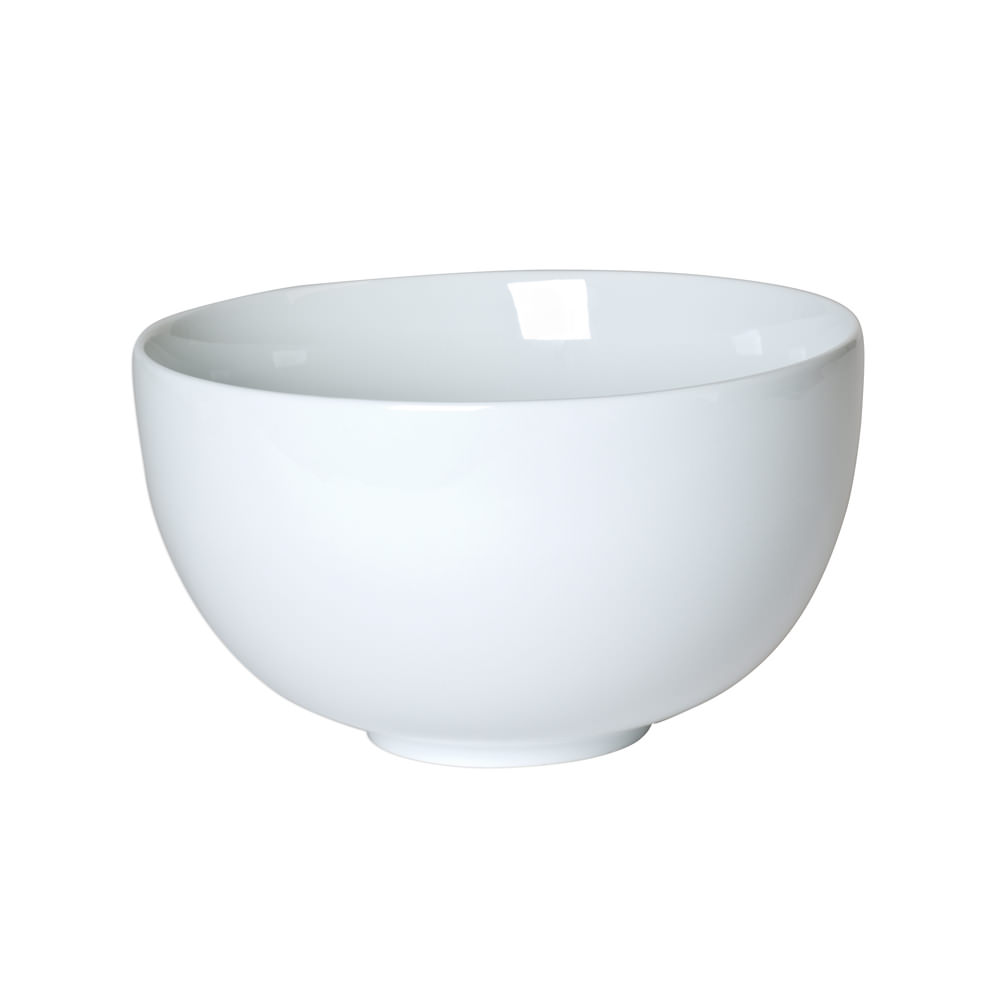 Saladier porcelaine blanc 23 cm boule - table et passion 