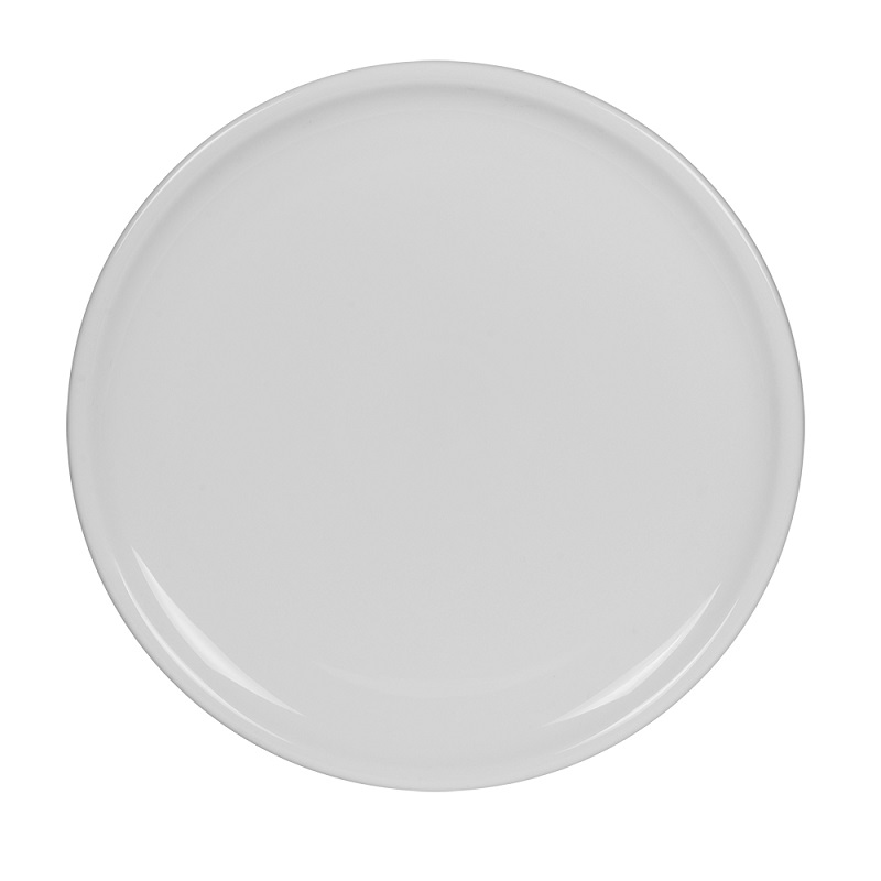 Assiette a pizza ou plat a tarte en porcelaine 30 cm - table et passion 