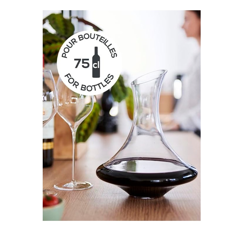 Carafe à décanter le vin evolution 75 cl - peugeot saveurs