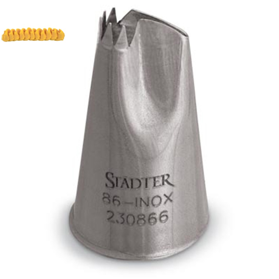 Douille a patisserie special decoration dentelle 88 / 14 mm - stadter