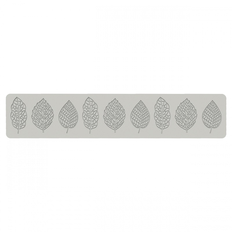 Garden moule en silicone pour confectionner des feuilles de decoration - silikomart