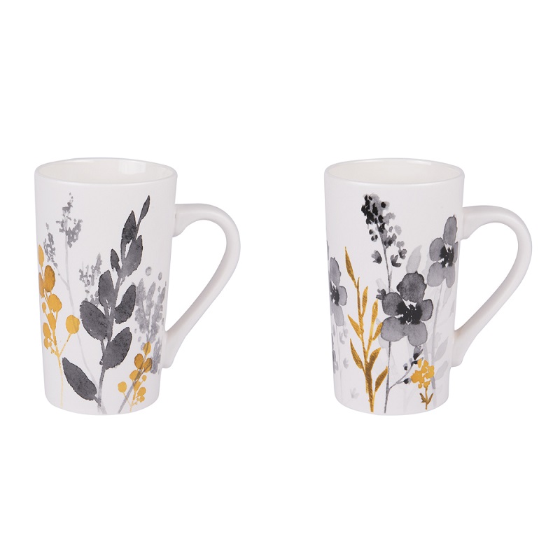 Coffret 2 mugs xxl flora 50 cl - table et passion 