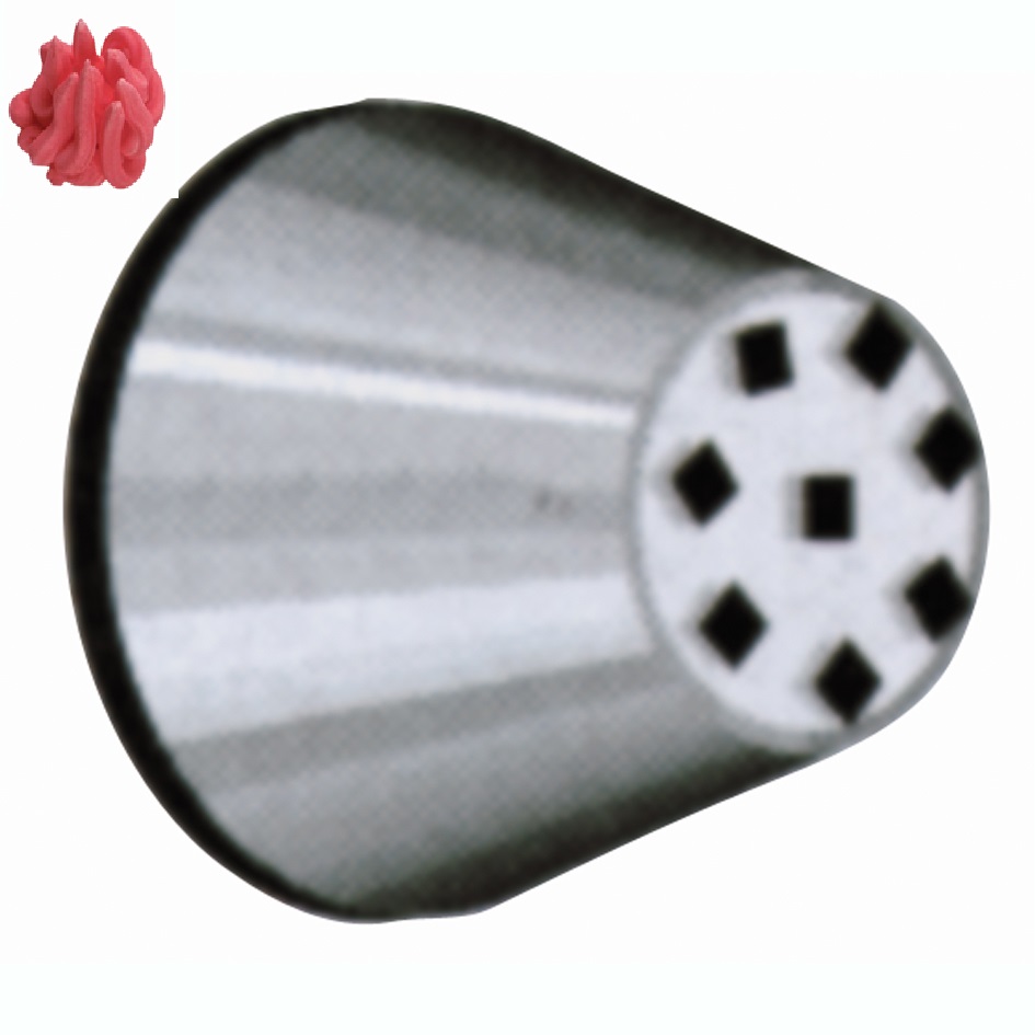 Douille a patisserie spaghettis 15 mm inox - stadter