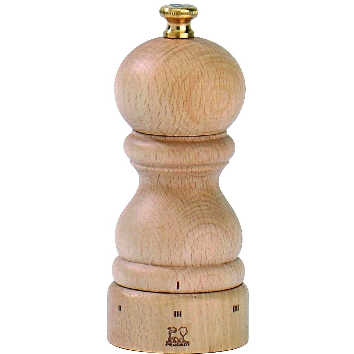 Moulin a poivre paris bois naturel 12 cm u'select - peugeot saveurs
