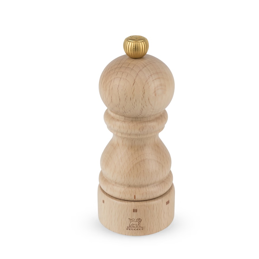 Moulin à sel manuel en bois, paris u'select, naturel, 12 cm- peugeot saveurs