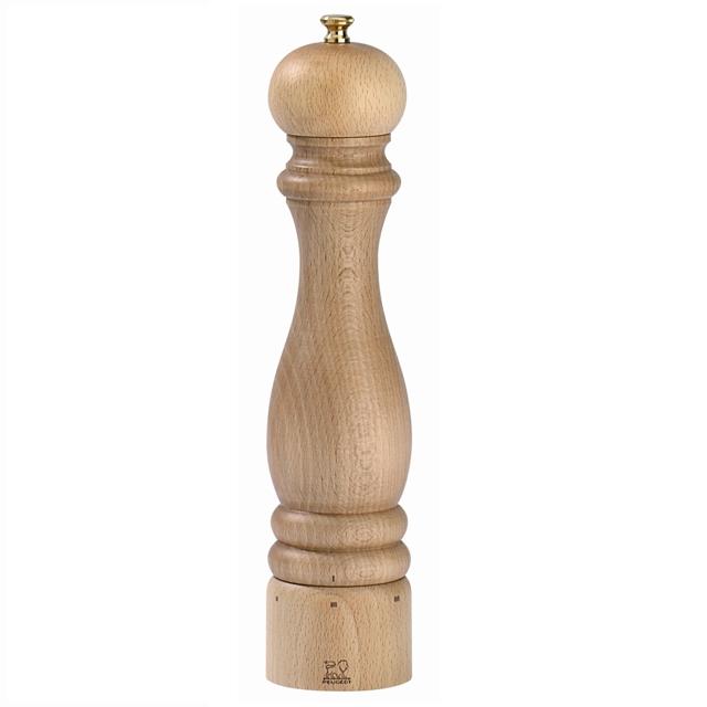 Moulin a sel en bois paris naturel u'select mouture reglable 30 cm - peugeot saveurs