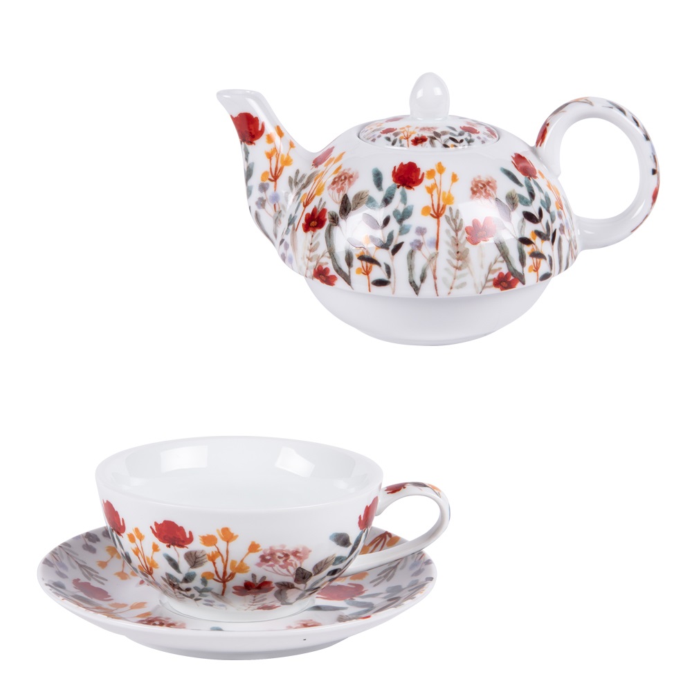 Coffret théière egoïste 20 cl flor - table et passion 