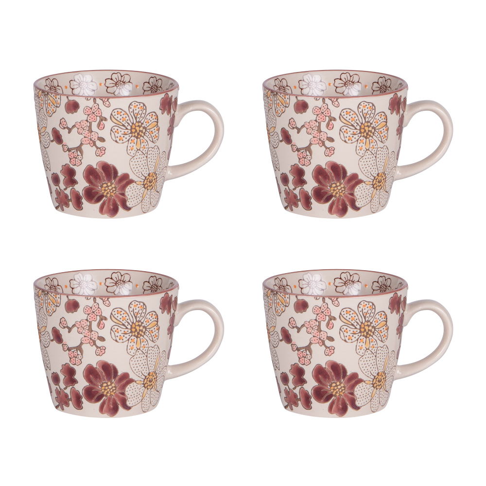 Coffret de 4 tasses kiyo 36 cl - table et passion 