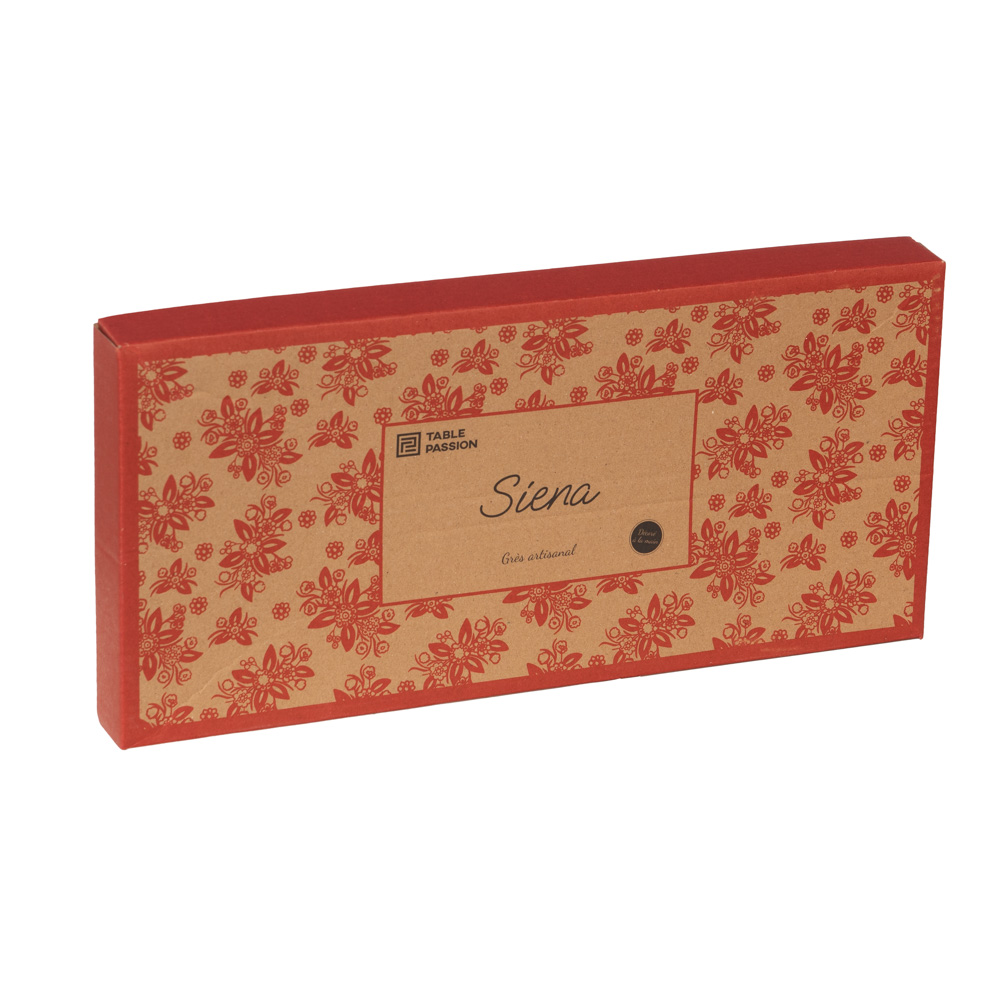 Plat à cake siena 36x16 cm - table et passion 