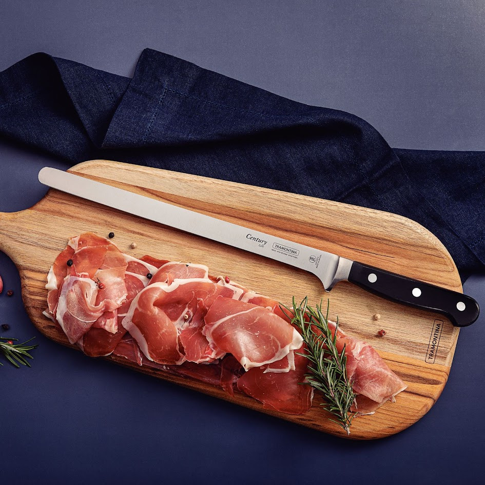 Couteau à jambon century 25cm. inox forgé - tramontina