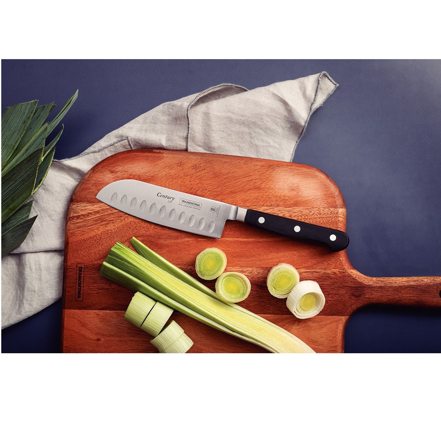 Couteau santoku century, 13cm, inox forgé - tramontina