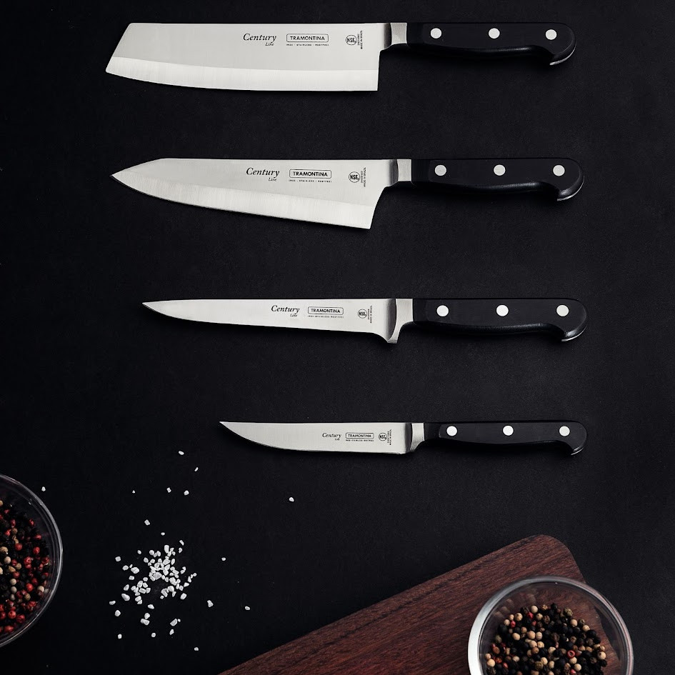 Couteau santoku century, 13cm, inox forgé - tramontina