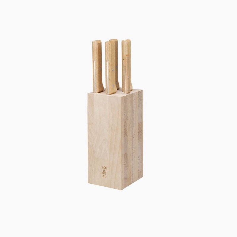Bloc 5 couteaux parallele pain - opinel 