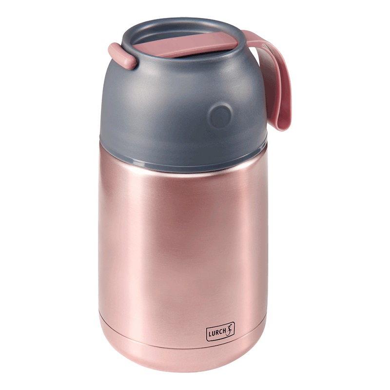 Boite repas isotherme iso pot 700ml rosa metallic - lurch