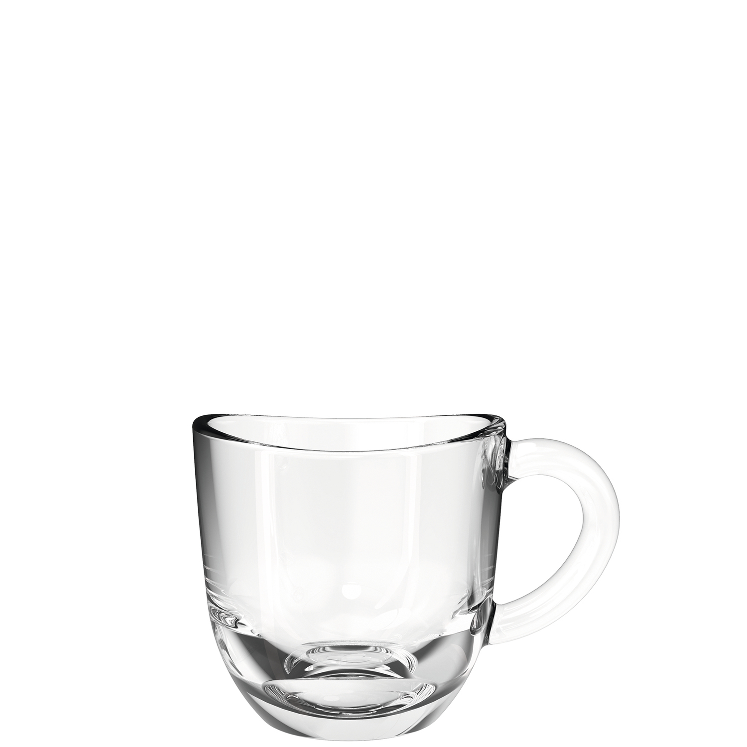 Ensemble de 6 tasses expresso en verre napoli 80 ml - leonardo