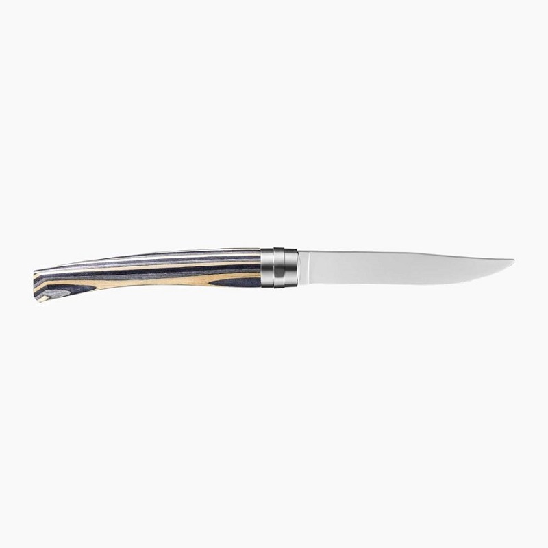 Coffret 4 couteaux table chic bouleau lamelle - opinel 