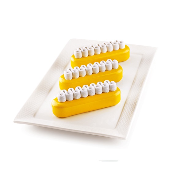 Kit pop eclair lot de 2 moule en silicone 3 d - silikomart