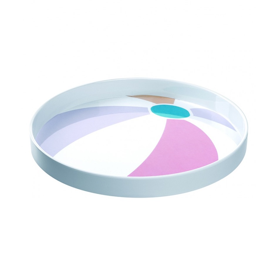 Plateau en mélamine ball amalfi 32 cm - leonardo