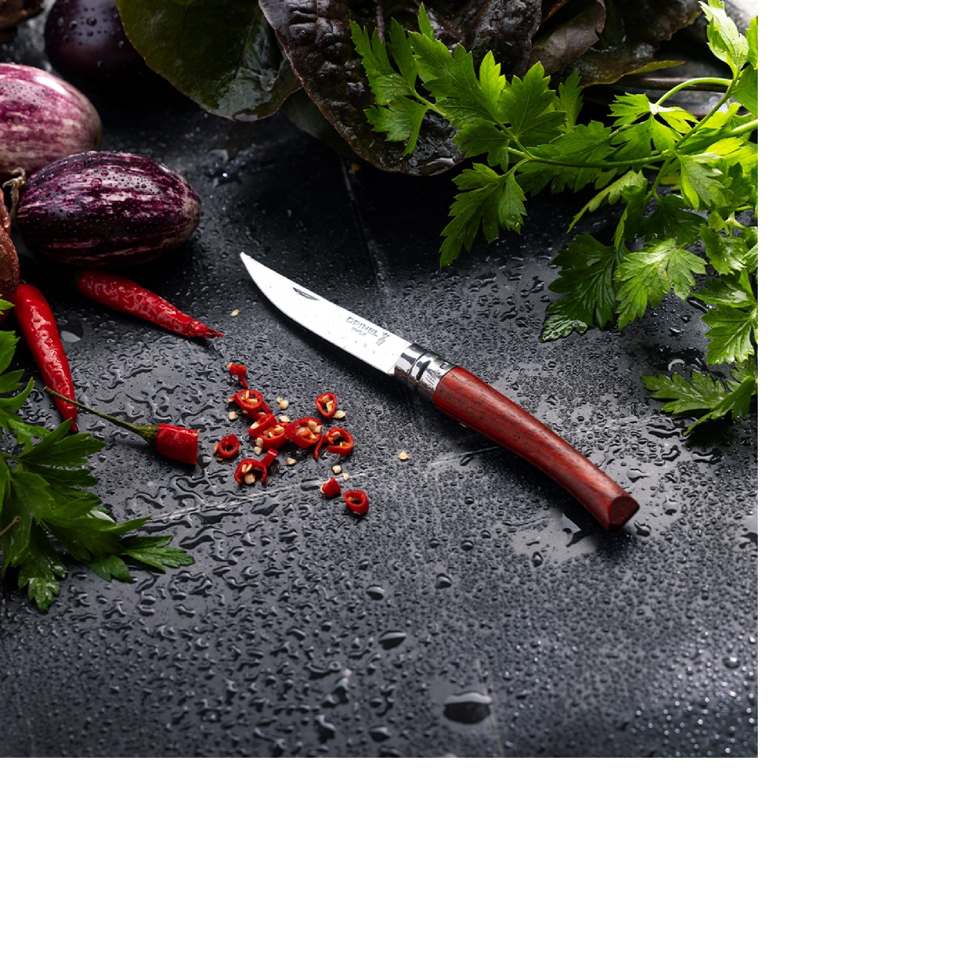 Couteau de poche pliable effilé n°08 padouck - opinel 