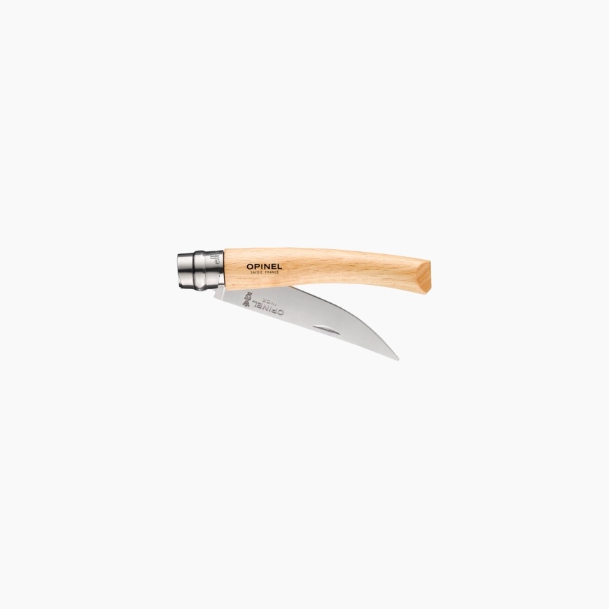 Couteau de poche pliable effilé n°08 hêtre - opinel 