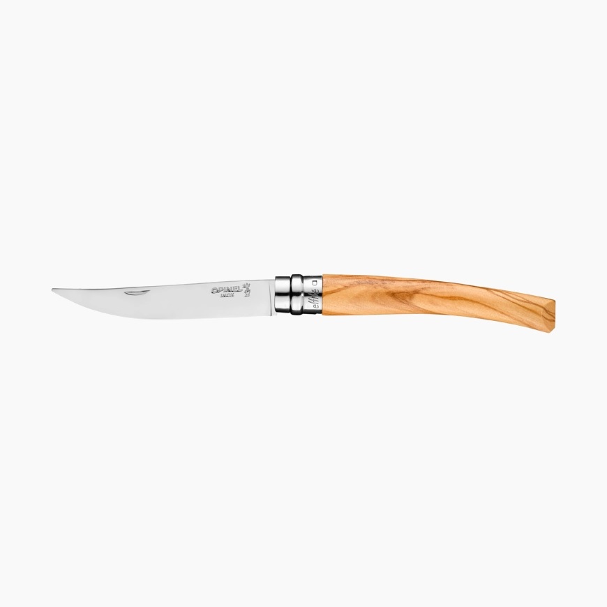 Couteau de poche pliable effilé n°10 olivier - opinel 