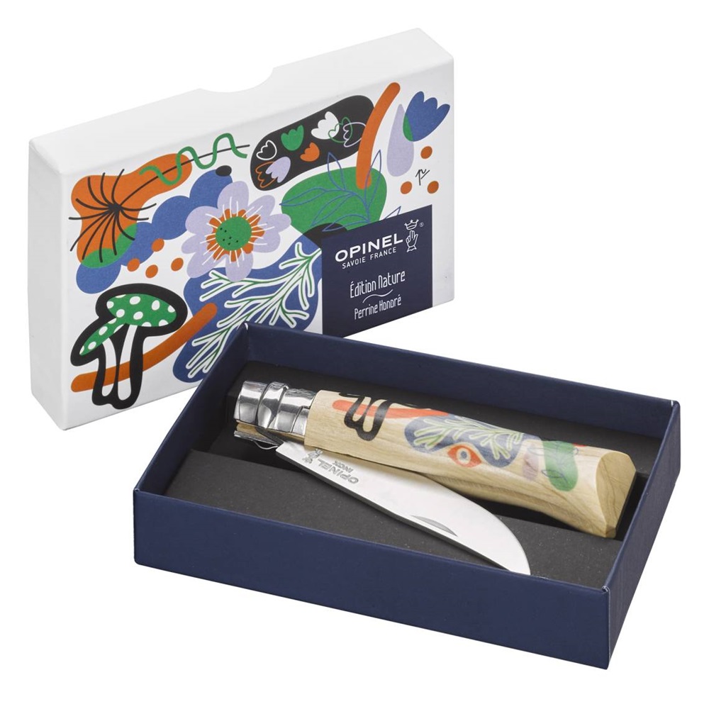 Couteau de poche n°08 perrine honoré edition limitée nature - opinel 