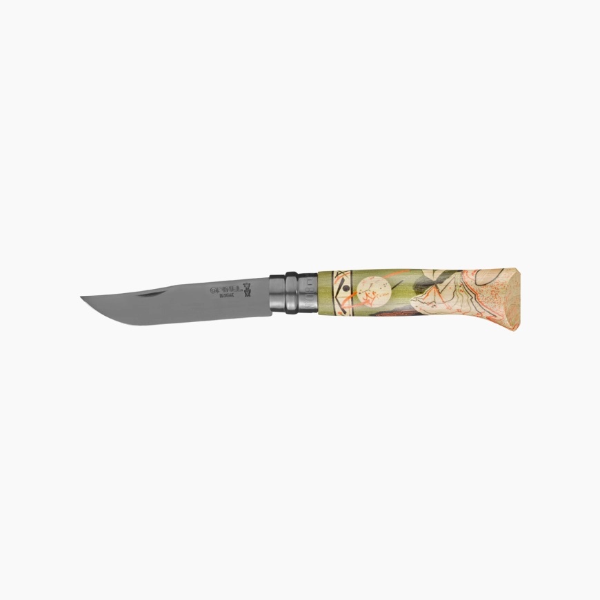 Couteau de poche n°08 mioshe edition limitée nature lame noire - opinel 