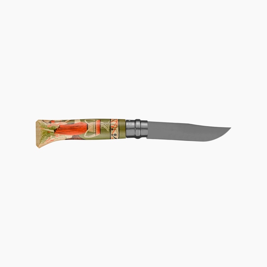 Couteau de poche n°08 mioshe edition limitée nature lame noire - opinel 
