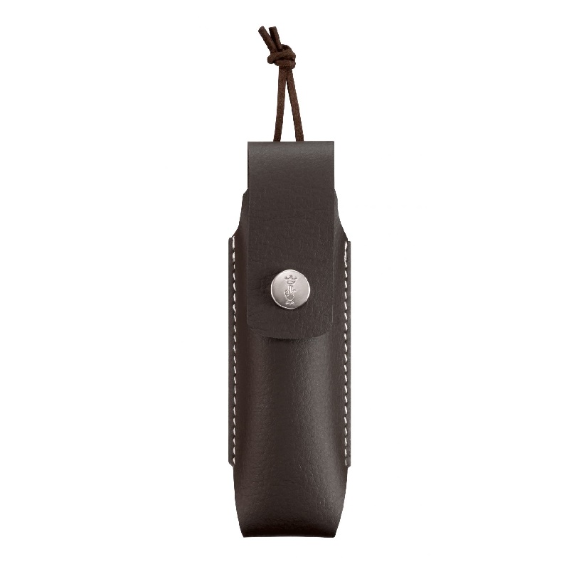 Couteau de poche pliable effilé en olivier n°10 vendu avec sont étui dans en plumier en bois - opinel 