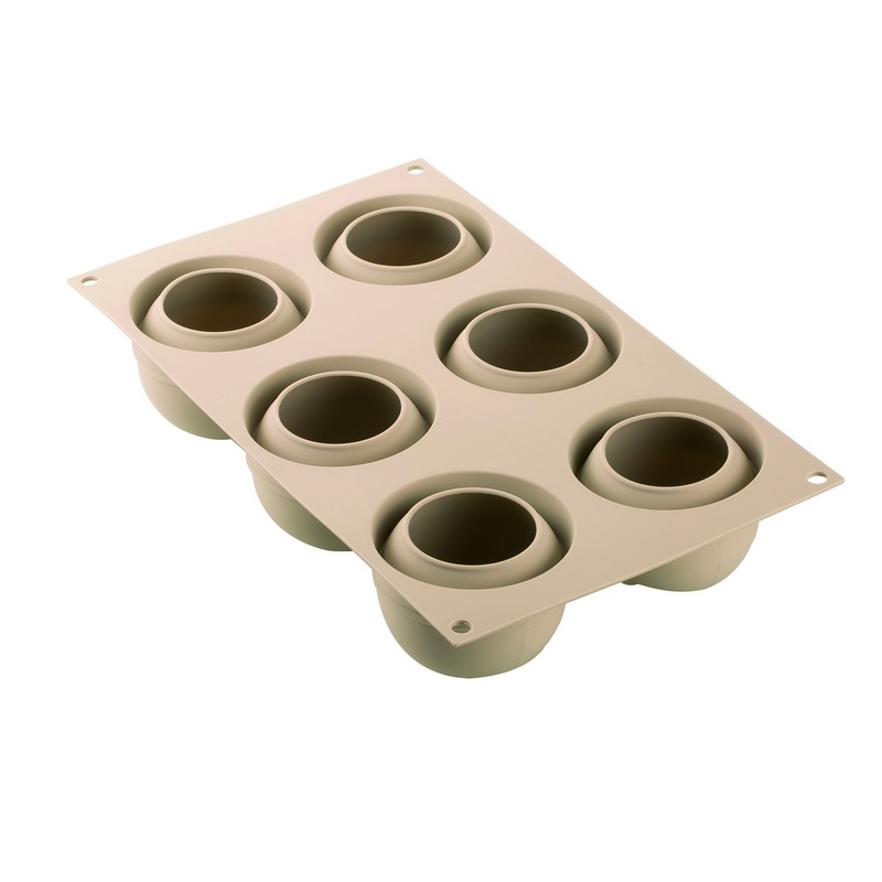 Moule en silicone 6 coccola 3d - silikomart