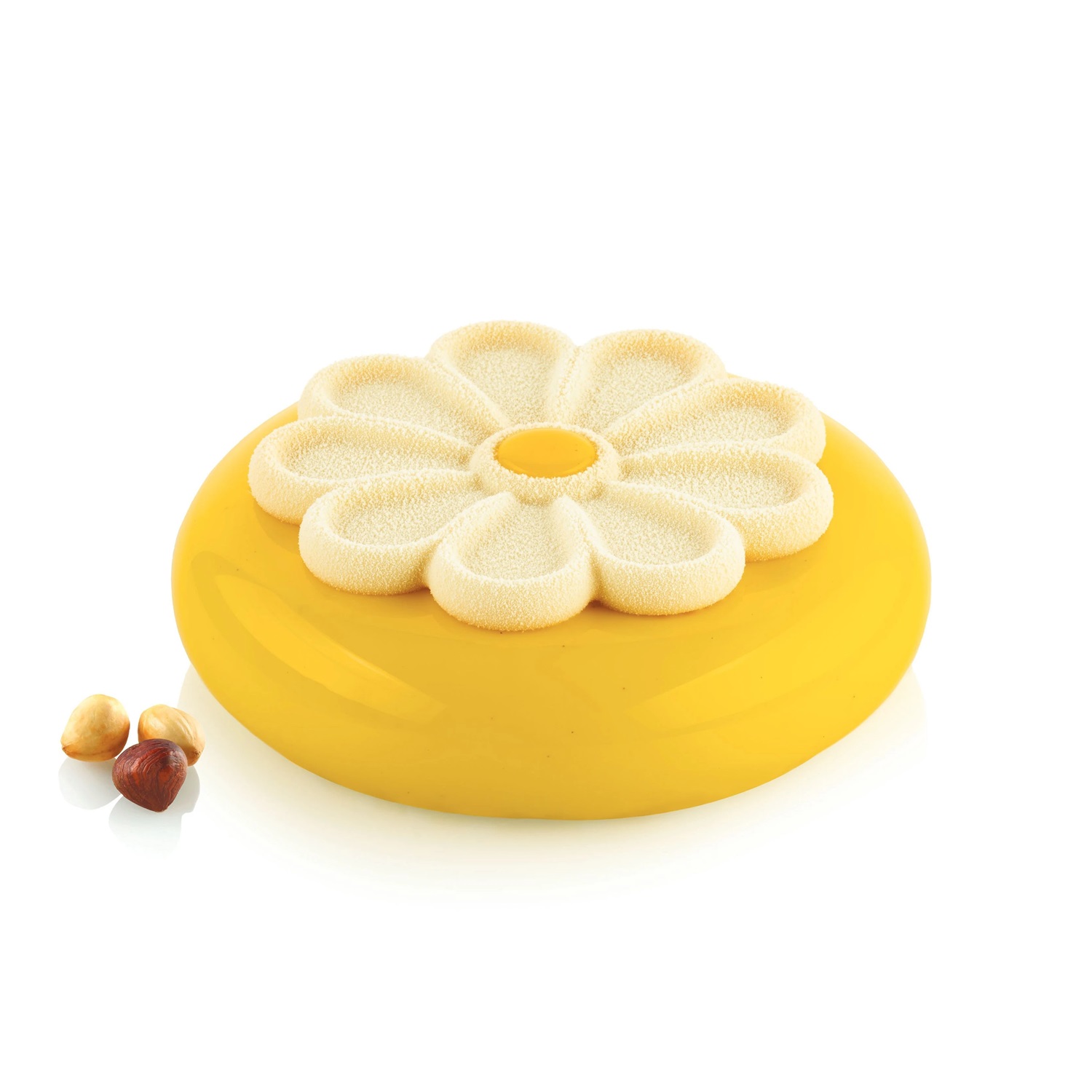 Bliss moule en silicone pour confectionner des décors de gateau en forme de marguerite - silikomart