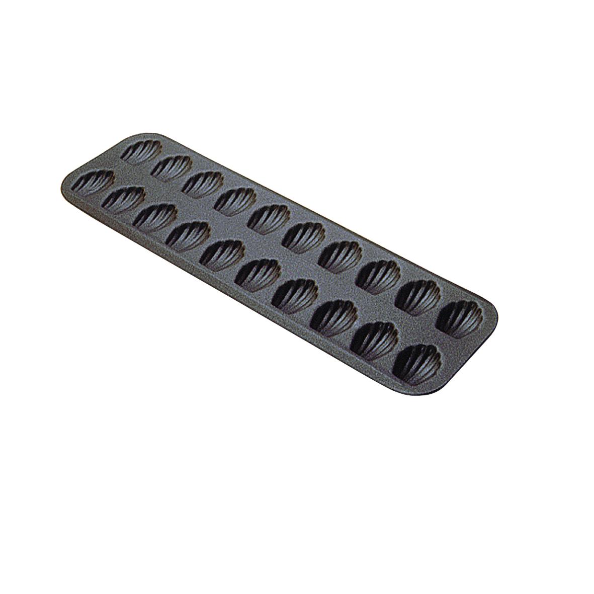 Moule mini madeleine 20 empreintes en metal anti-adherent - ustensiles a patisserie - gobel
