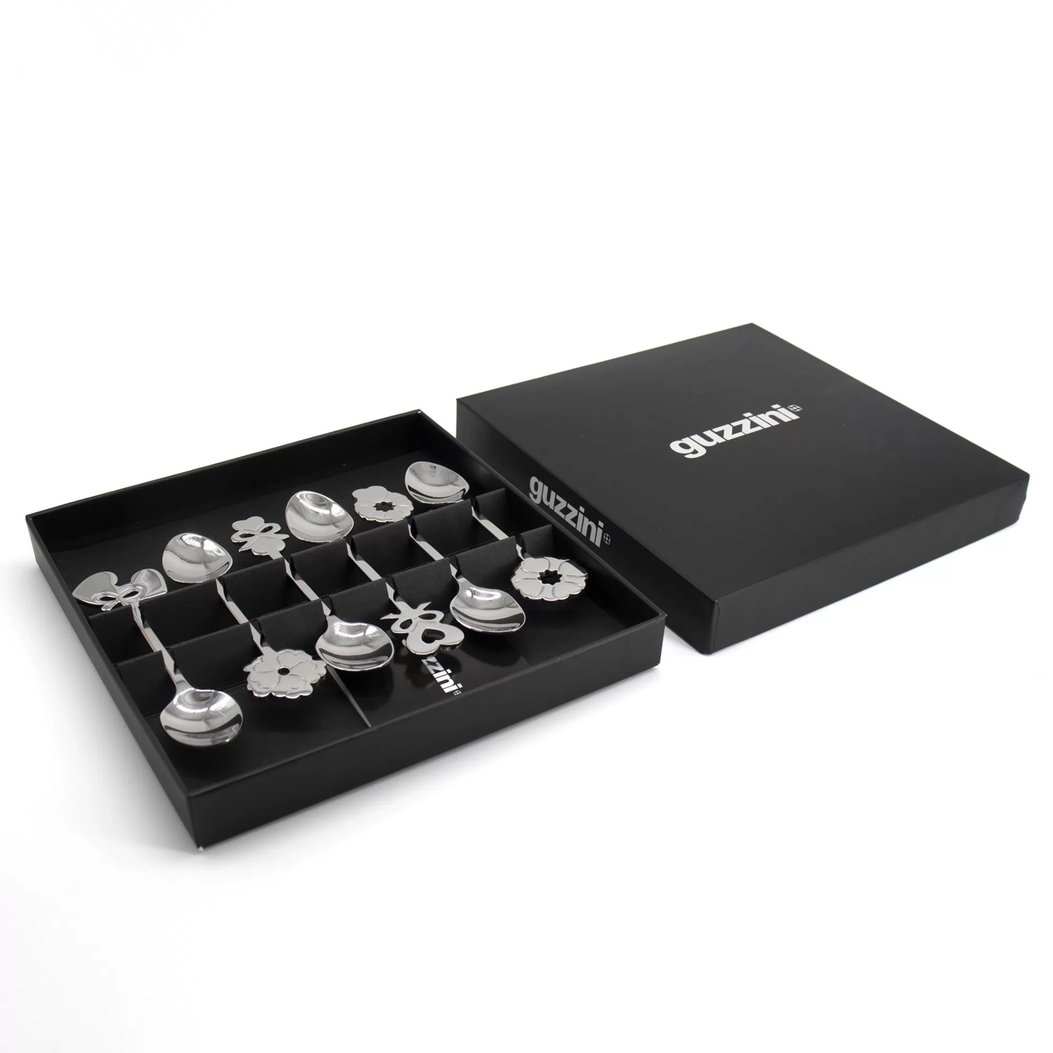 Lot de 6 cuillères à café love assorties - guzzini