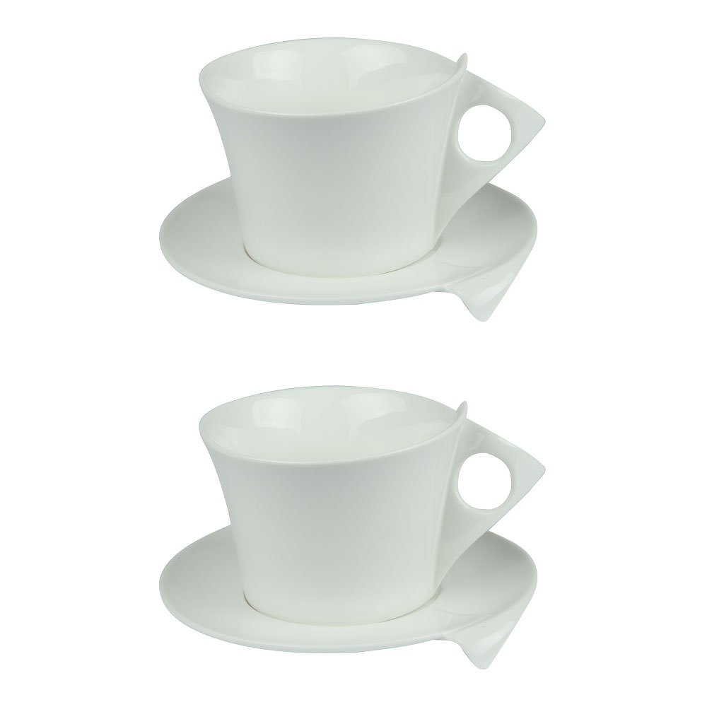 Coffret de 2 tasses dejeuner libra - table et passion 