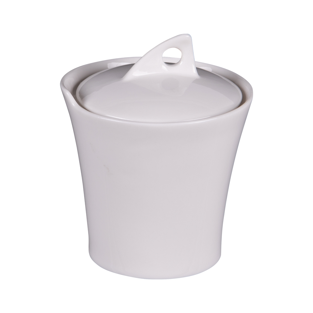 Sucrier en porcelaine libra - table et passion
