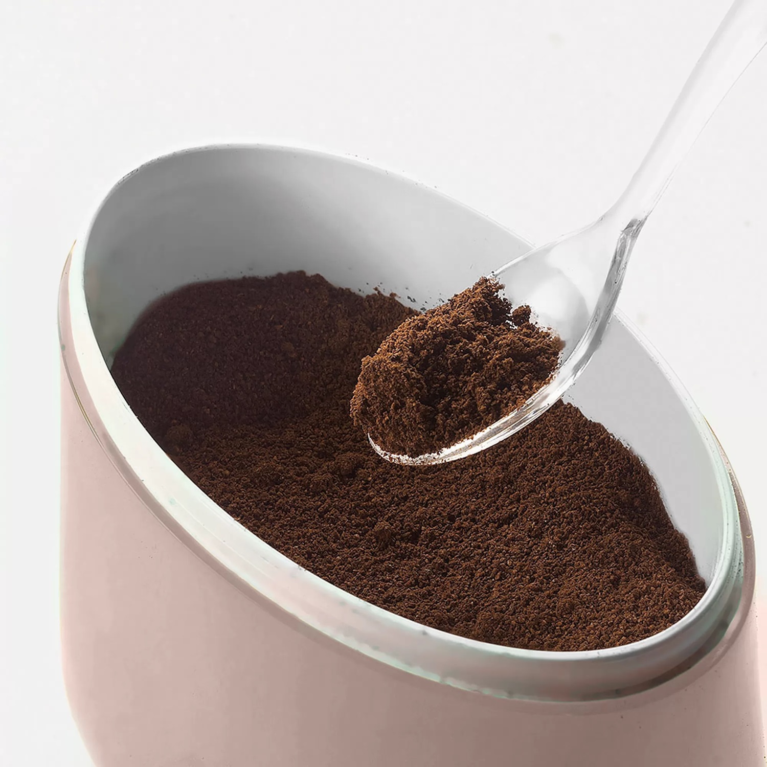 Boite à café gris tourterelle pour 250g de café moulu - guzzini